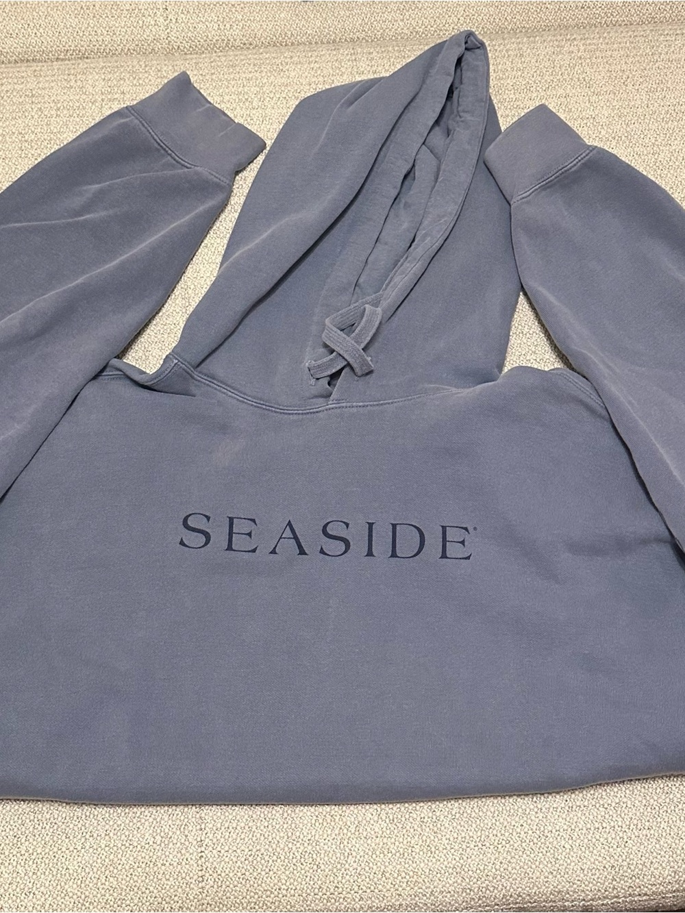 Women's SEASIDE Hoodie Sweatshirt in Slate Blue